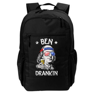 Ben Drankin 4th of July Benjamin Franklin Wo USA Flag Backpack