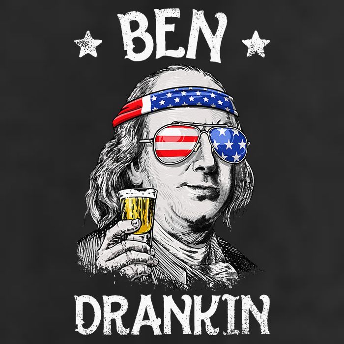 Ben Drankin 4th of July Benjamin Franklin Wo USA Flag Golf Towel