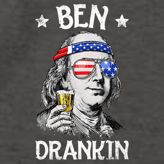 Ben Drankin 4th of July Benjamin Franklin Wo USA Flag Vector Backpack