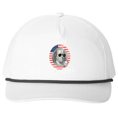 Ben Drankin 4th Of July Gift Beer Party Snapback Five-Panel Rope Hat