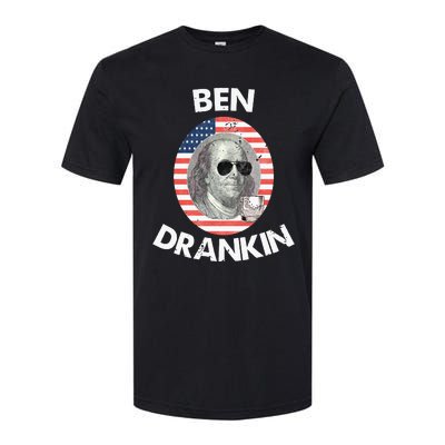 Ben Drankin 4th Of July Gift Beer Party Softstyle® CVC T-Shirt