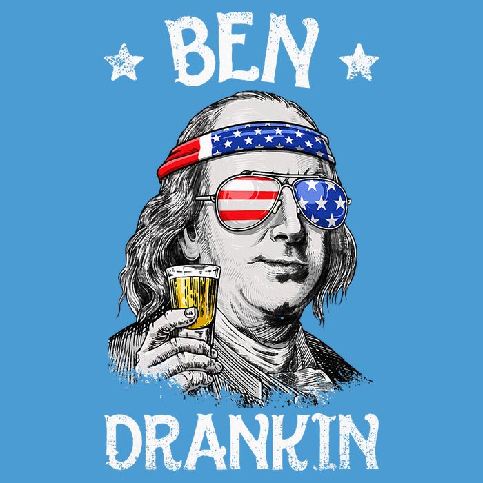 Ben Drankin 4th Of July Benjamin Franklin Tie Dye Hoodie