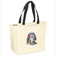 Ben Drankin 4th Of July Benjamin Franklin Zip Tote Bag