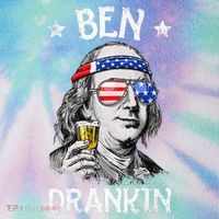 Ben Drankin 4th Of July Benjamin Franklin Legacy Tie Dye Trucker Hat