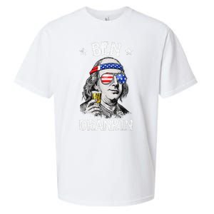 Ben Drankin 4th Of July Benjamin Franklin Sueded Cloud Jersey T-Shirt