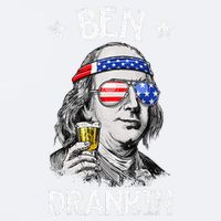 Ben Drankin 4th Of July Benjamin Franklin Sueded Cloud Jersey T-Shirt