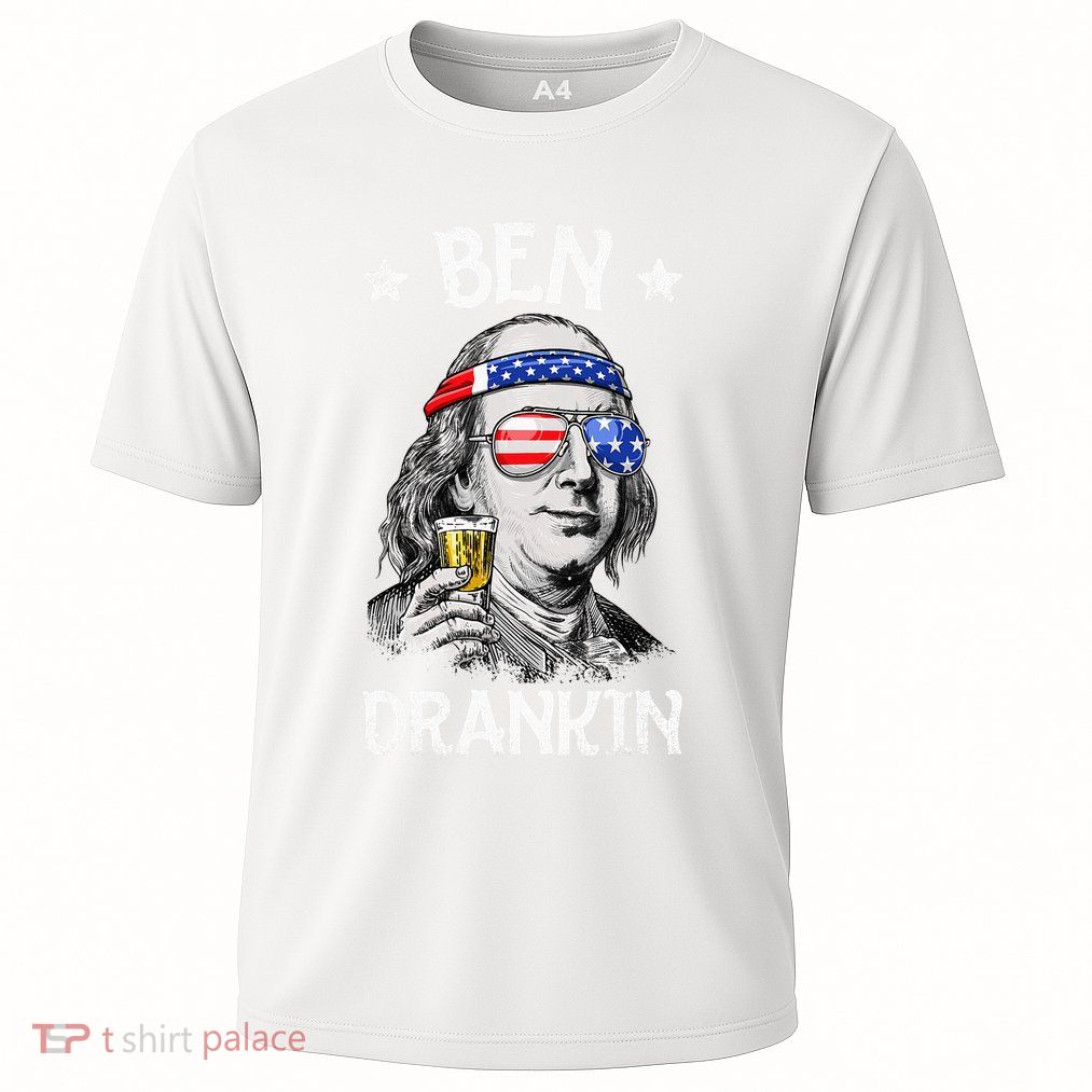 Ben Drankin 4th Of July Benjamin Franklin Performance Shirt