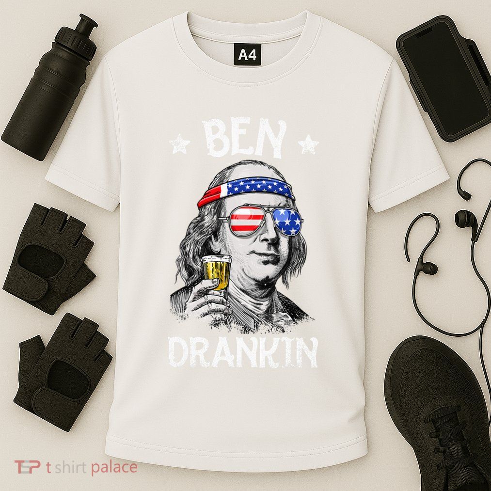 Ben Drankin 4th Of July Benjamin Franklin Performance Shirt