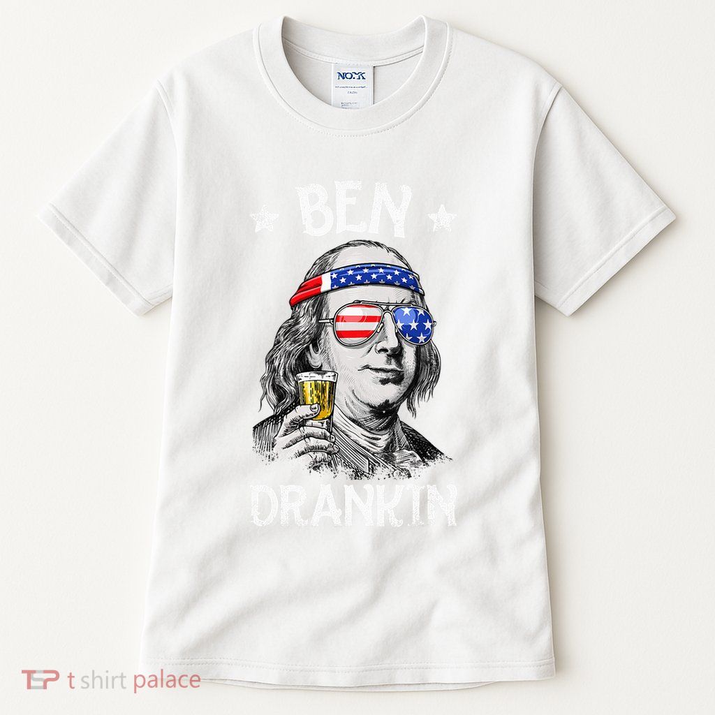 Ben Drankin 4th Of July Benjamin Franklin Tall T-Shirt