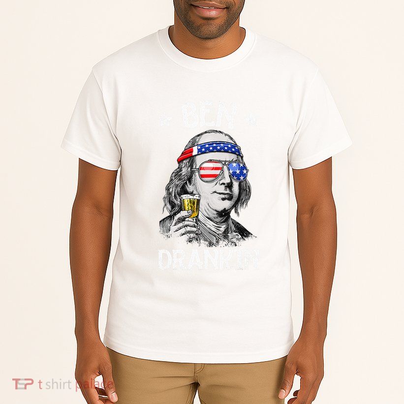 Ben Drankin 4th Of July Benjamin Franklin Tall T-Shirt