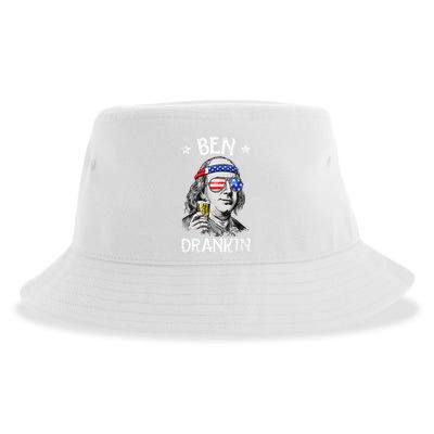 Ben Drankin 4th Of July Benjamin Franklin Sustainable Bucket Hat