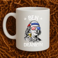 Ben Drankin 4th Of July Benjamin Franklin Mug