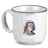 Ben Drankin 4th Of July Benjamin Franklin 15oz Campfire Ceramic Mug