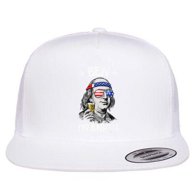 Ben Drankin 4th Of July Benjamin Franklin Flatbill Hat