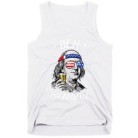 Ben Drankin 4th Of July Benjamin Franklin Tank Top
