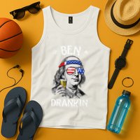 Ben Drankin 4th Of July Benjamin Franklin Tank Top