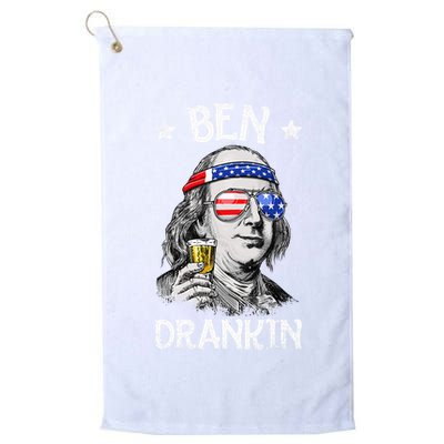 Ben Drankin 4th Of July Benjamin Franklin Golf Towel