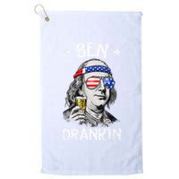 Ben Drankin 4th Of July Benjamin Franklin Golf Towel
