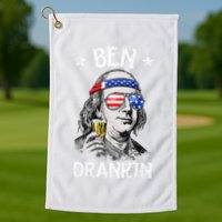 Ben Drankin 4th Of July Benjamin Franklin Golf Towel
