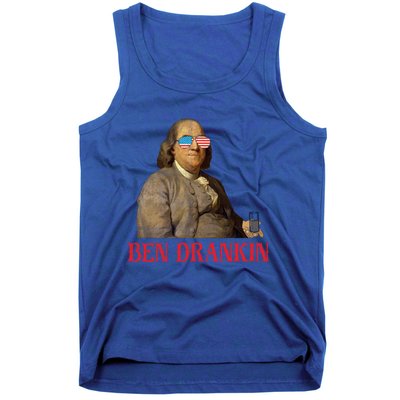 Ben Drankin 4th Of July Benjamin Franklin Usa Gift Tank Top