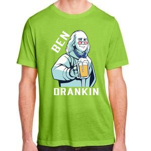 Ben Drankin 4th Of July Funny Patriotic Merica Great Gift Adult ChromaSoft Performance T-Shirt