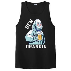 Ben Drankin 4th Of July Funny Patriotic Merica Great Gift PosiCharge Competitor Tank