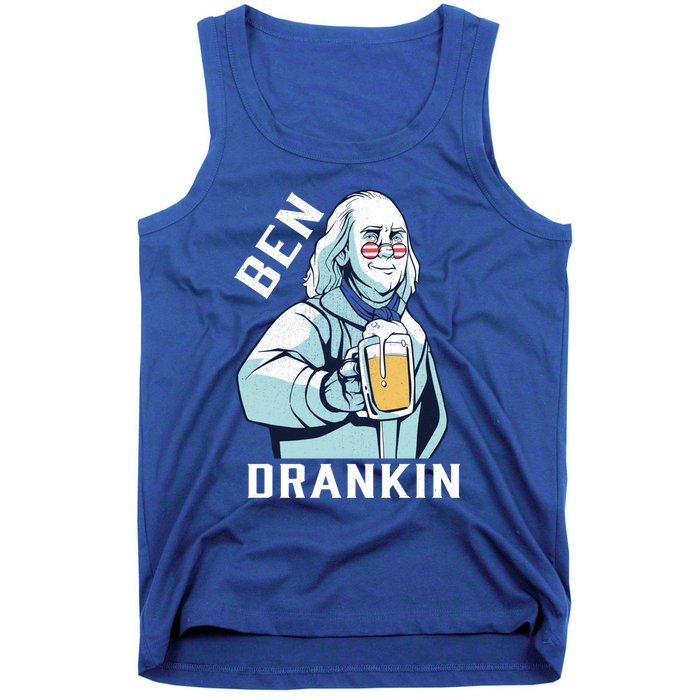 Ben Drankin 4th Of July Funny Patriotic Merica Great Gift Tank Top