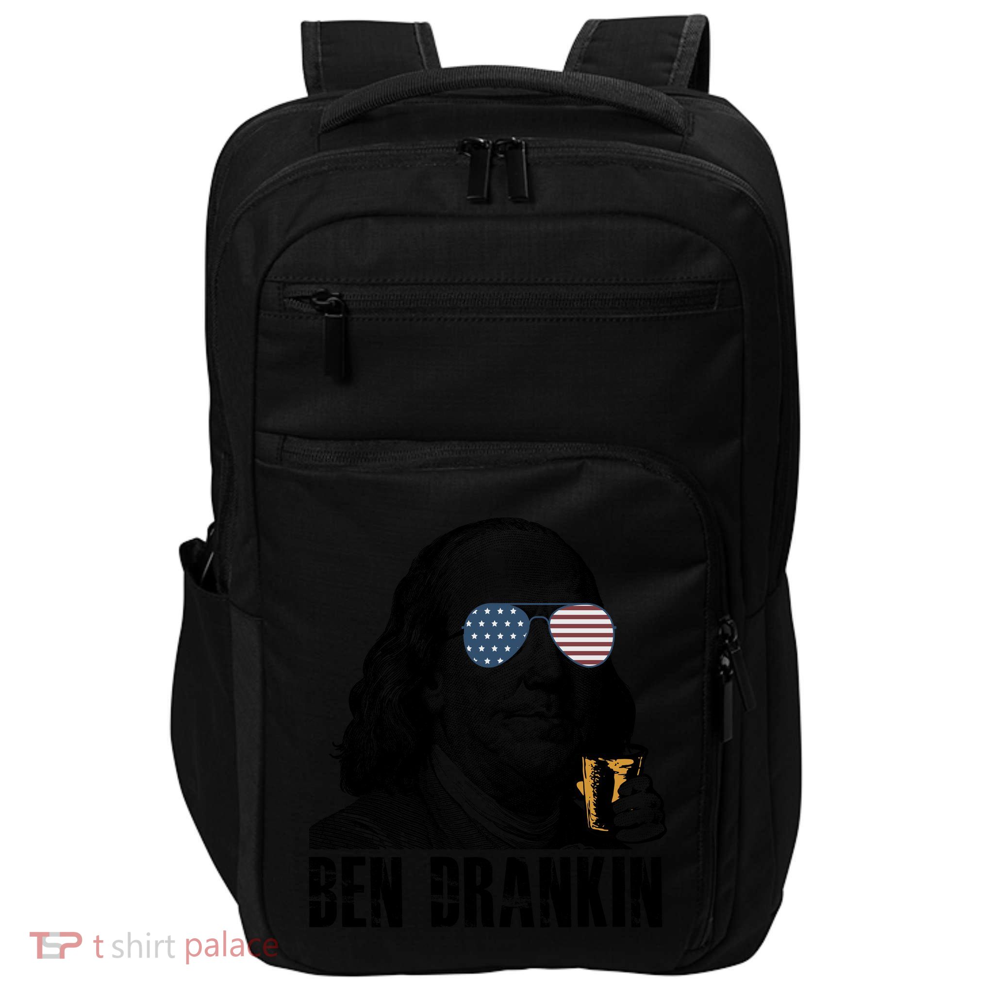 Ben Drankin 4th Of July Benjamin Franklin Impact Tech Backpack