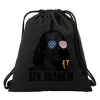 Ben Drankin 4th Of July Benjamin Franklin Drawstring Bag