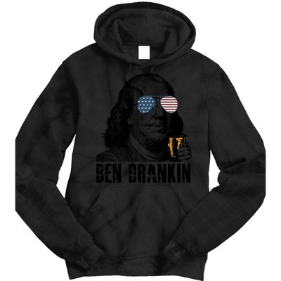 Ben Drankin 4th Of July Benjamin Franklin Tie Dye Hoodie