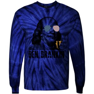 Ben Drankin 4th Of July Benjamin Franklin Tie-Dye Long Sleeve Shirt