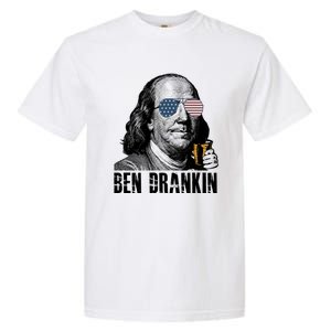 Ben Drankin 4th Of July Benjamin Franklin Garment-Dyed Heavyweight T-Shirt