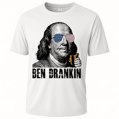 Ben Drankin 4th Of July Benjamin Franklin Performance Shirt