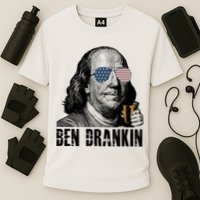 Ben Drankin 4th Of July Benjamin Franklin Cooling Performance Crew T-Shirt