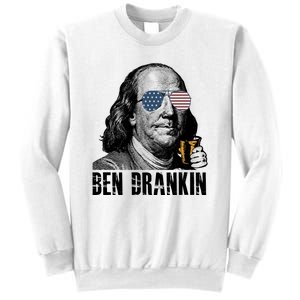 Ben Drankin 4th Of July Benjamin Franklin Sweatshirt