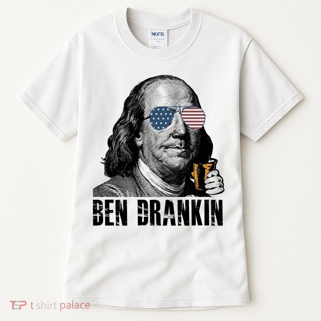 Ben Drankin 4th Of July Benjamin Franklin Tall T-Shirt
