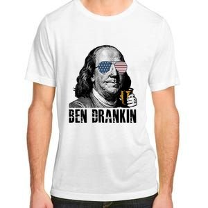 Ben Drankin 4th Of July Benjamin Franklin Adult ChromaSoft Performance T-Shirt