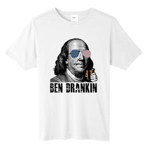 Ben Drankin 4th Of July Benjamin Franklin Tall Fusion ChromaSoft Performance T-Shirt