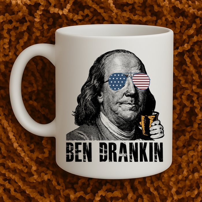 Ben Drankin 4th Of July Benjamin Franklin Mug