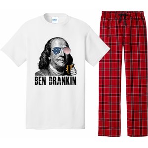 Ben Drankin 4th Of July Benjamin Franklin Pajama Set