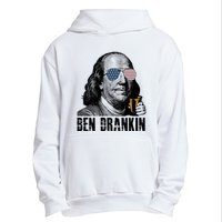 Ben Drankin 4th Of July Benjamin Franklin Urban Pullover Hoodie