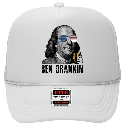 Ben Drankin 4th Of July Benjamin Franklin Trucker Hat