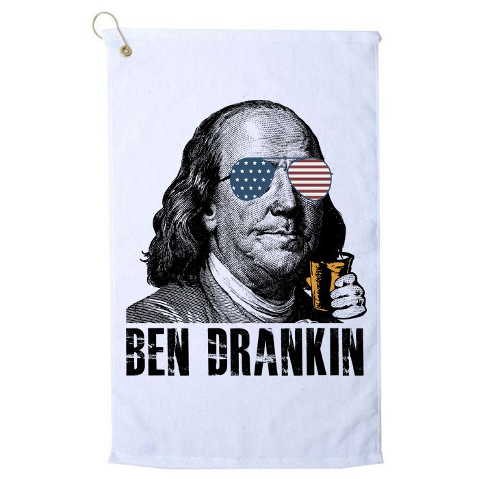Ben Drankin 4th Of July Benjamin Franklin Golf Towel