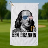 Ben Drankin 4th Of July Benjamin Franklin Golf Towel