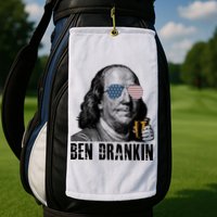 Ben Drankin 4th Of July Benjamin Franklin Golf Towel