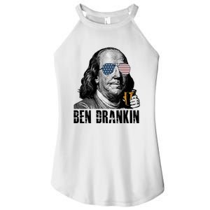 Ben Drankin 4th Of July Benjamin Franklin Women's Perfect Tri Rocker Tank