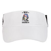 Ben Drankin 4th Of July Benjamin Franklin Adult Drive Performance Visor