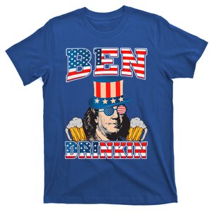 Ben Drankin 4th Of July Benjamin Franklin Usa Flag Gift T-Shirt