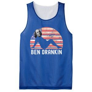 Ben Drankin 4th Of July Party Funny Ing Adult Joke Meaningful Gift Mesh Reversible Basketball Jersey Tank