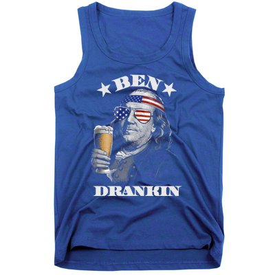 Ben Drankin 4th Of July Patriotic Us Flag Ben Drankin Cute Gift Tank Top